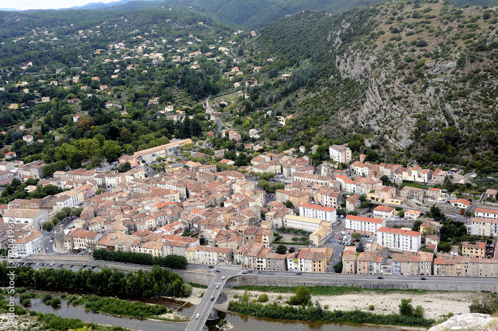 The French town of Anduze