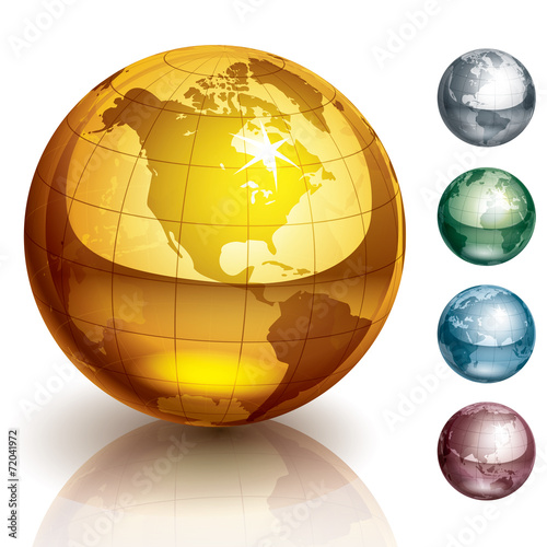 Vector globes