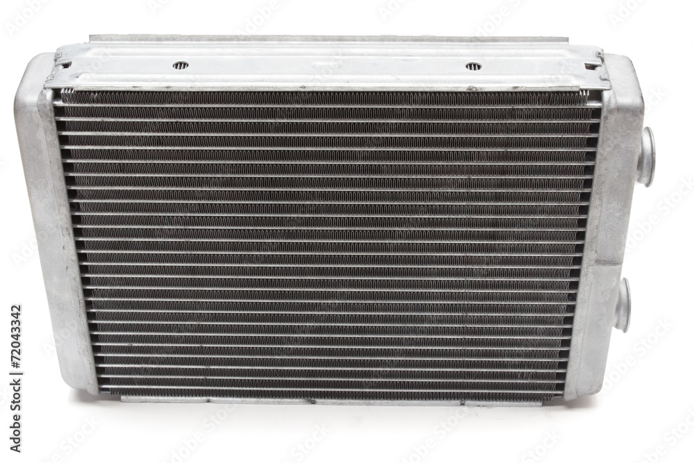 car radiator heater isolated on white background Stock Photo | Adobe Stock