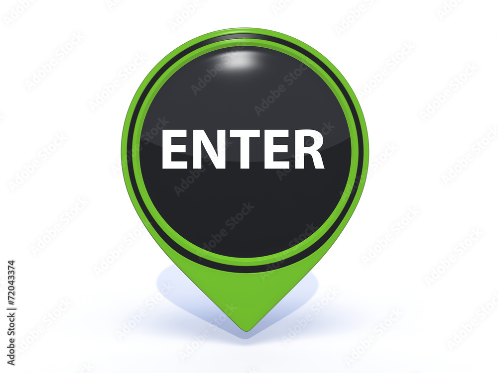enter pointer icon on white background enter pointer icon on white background
