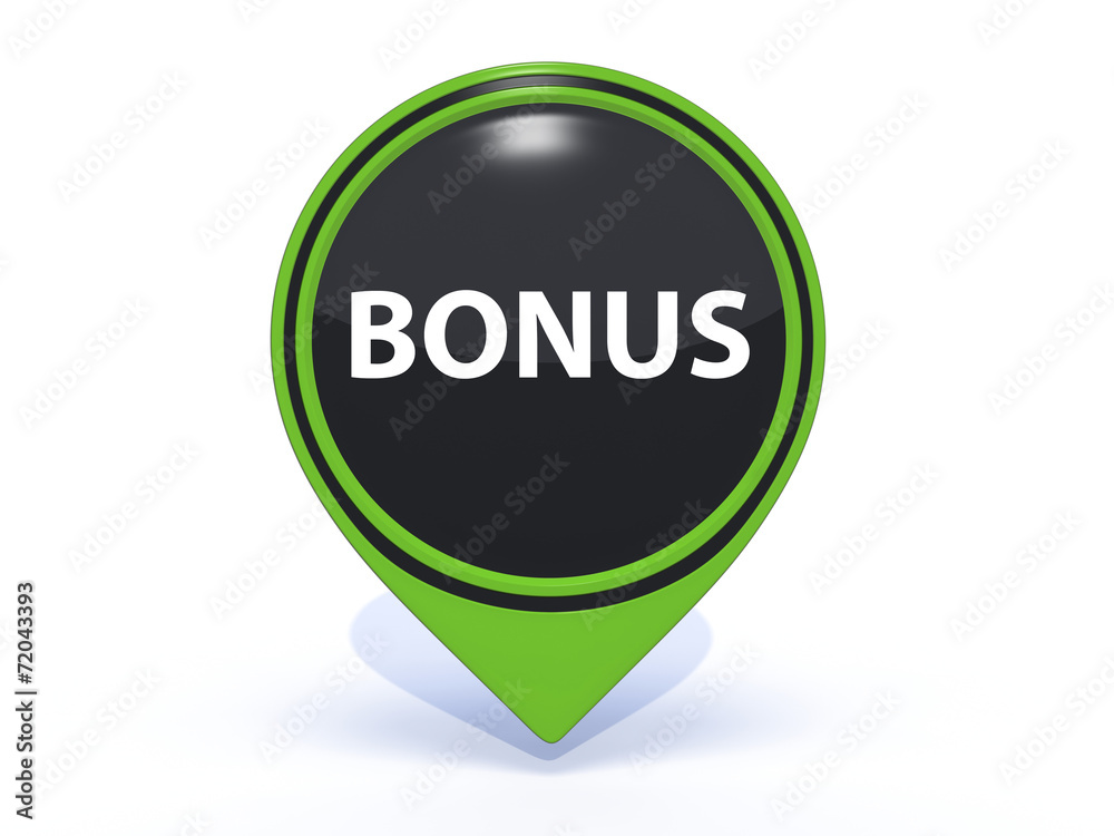 bonus pointer icon on white background bonus pointer icon on white background