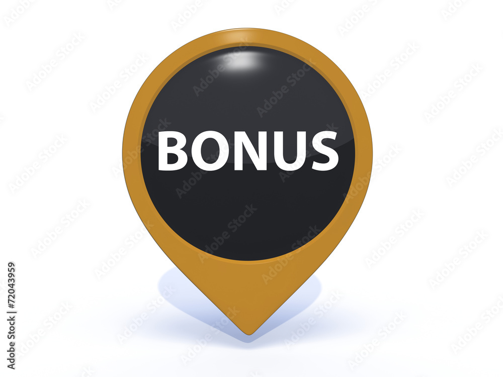bonus pointer icon on white background bonus pointer icon on white background