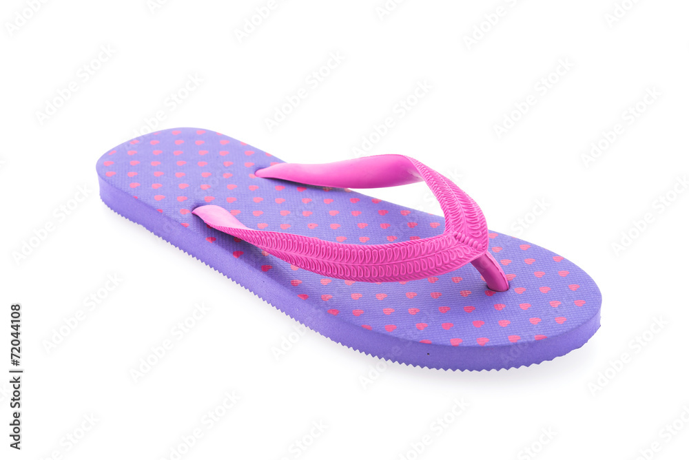 Flip flop isolated on white background Flip flop isolated on white background