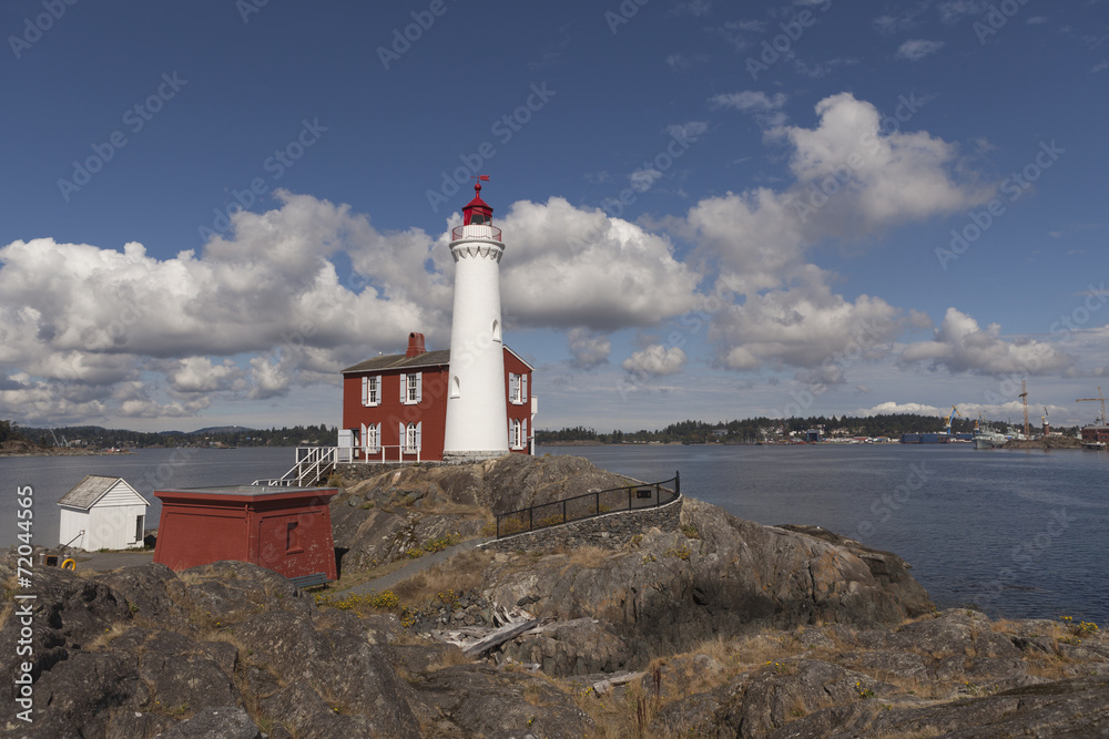 Fisgard lighthouse on Vancouver Island