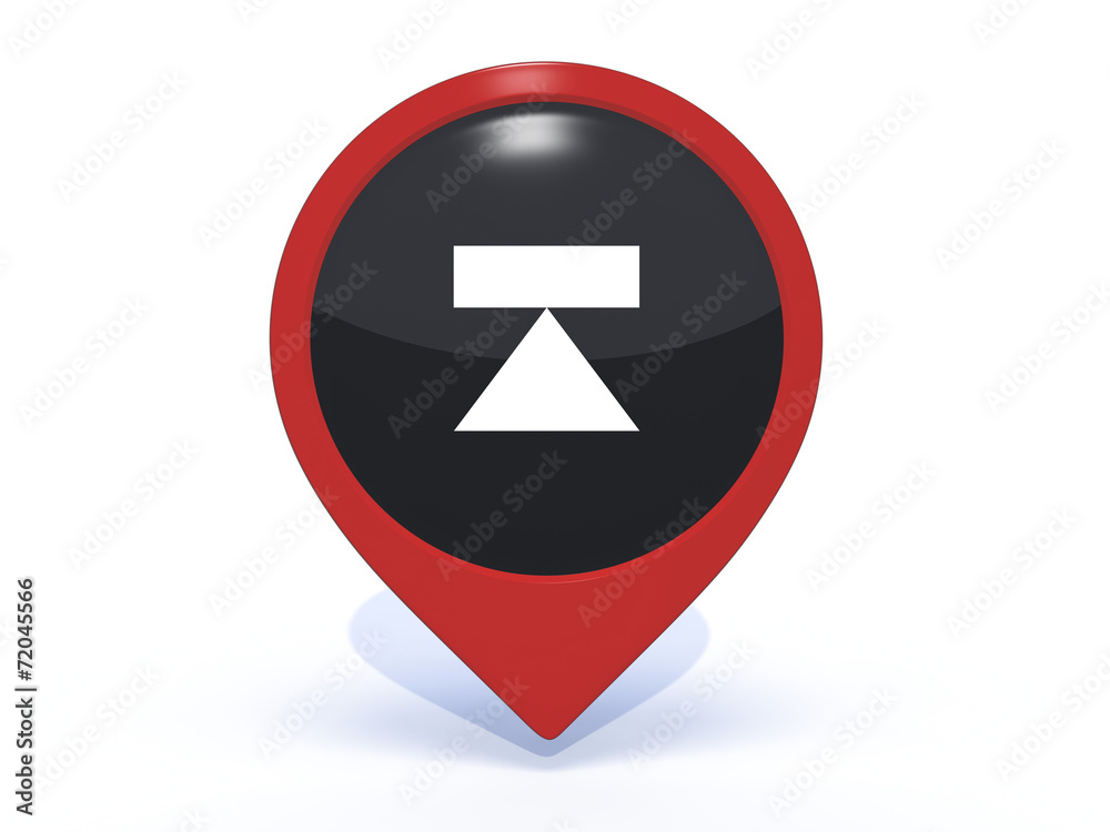 eject pointer icon on white background eject pointer icon on white background