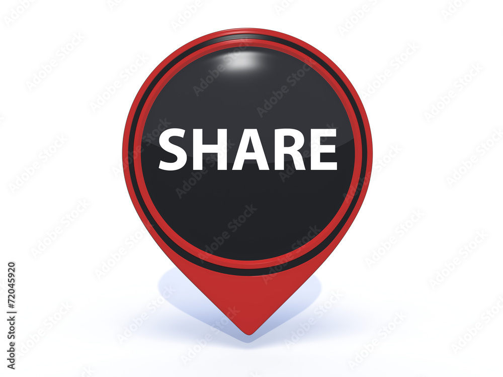share pointer icon on white background share pointer icon on white background