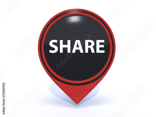 Free Download share pointer icon on white background - GFXLoad