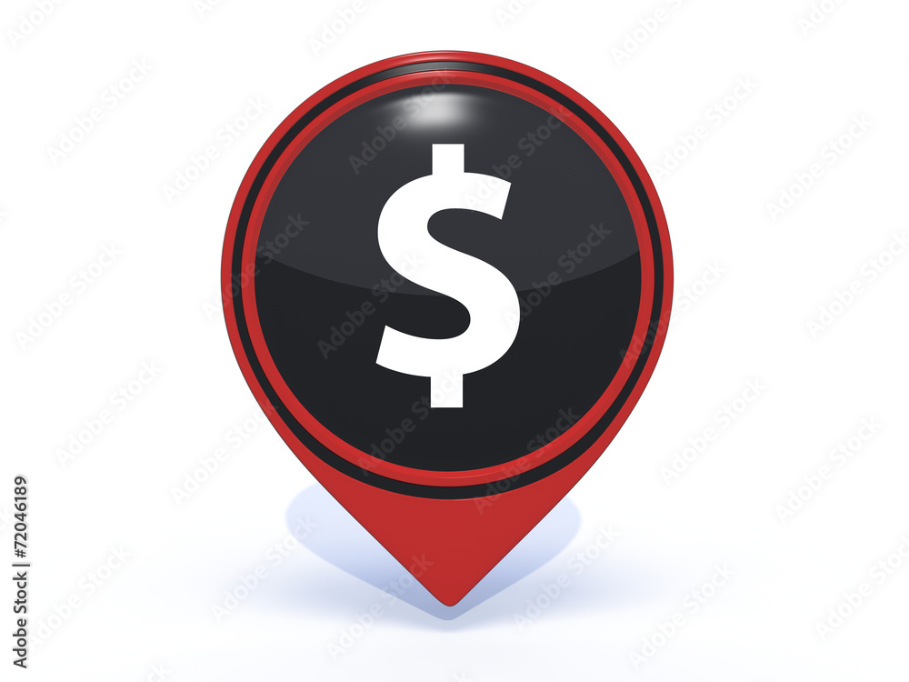 money pointer icon on white background money pointer icon on white background