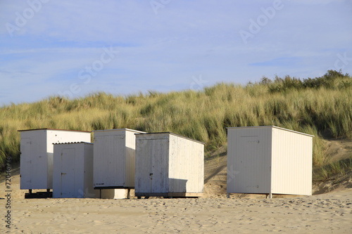 Strandh  tten am Veerse Gatdam