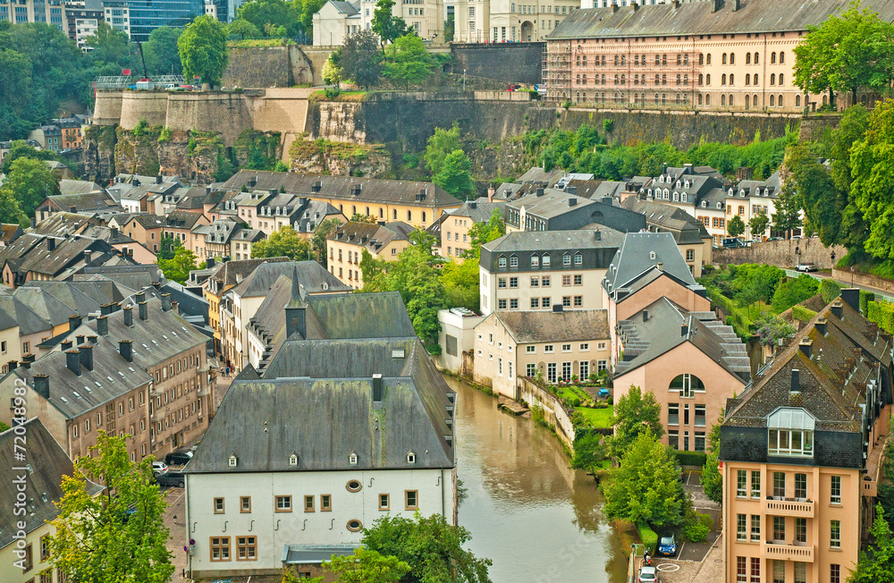 Fototapeta premium Luxembourg City Panorama