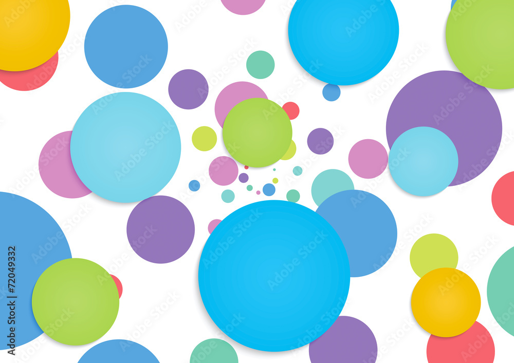 Abstract colorful circle background 2