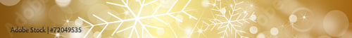 winter landschaft schnee banner gold