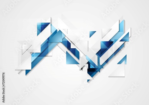 Bright hi-tech geometry background