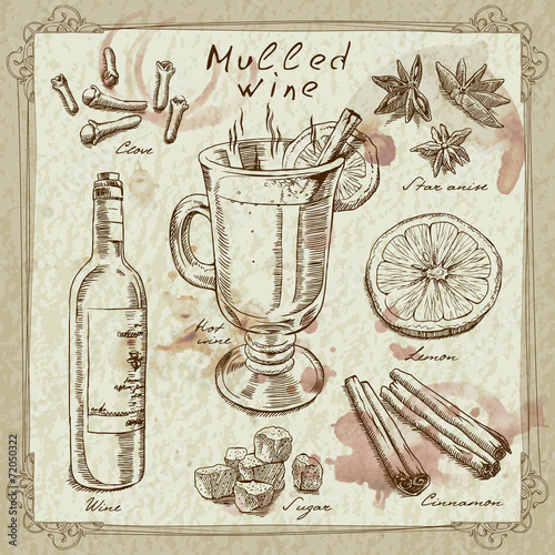 mulled wine design elements