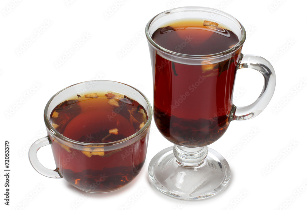 Cups with tea Cups with tea