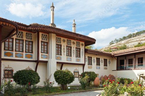 building of Khan's Palace in Bakhchisaray, Crimea photo