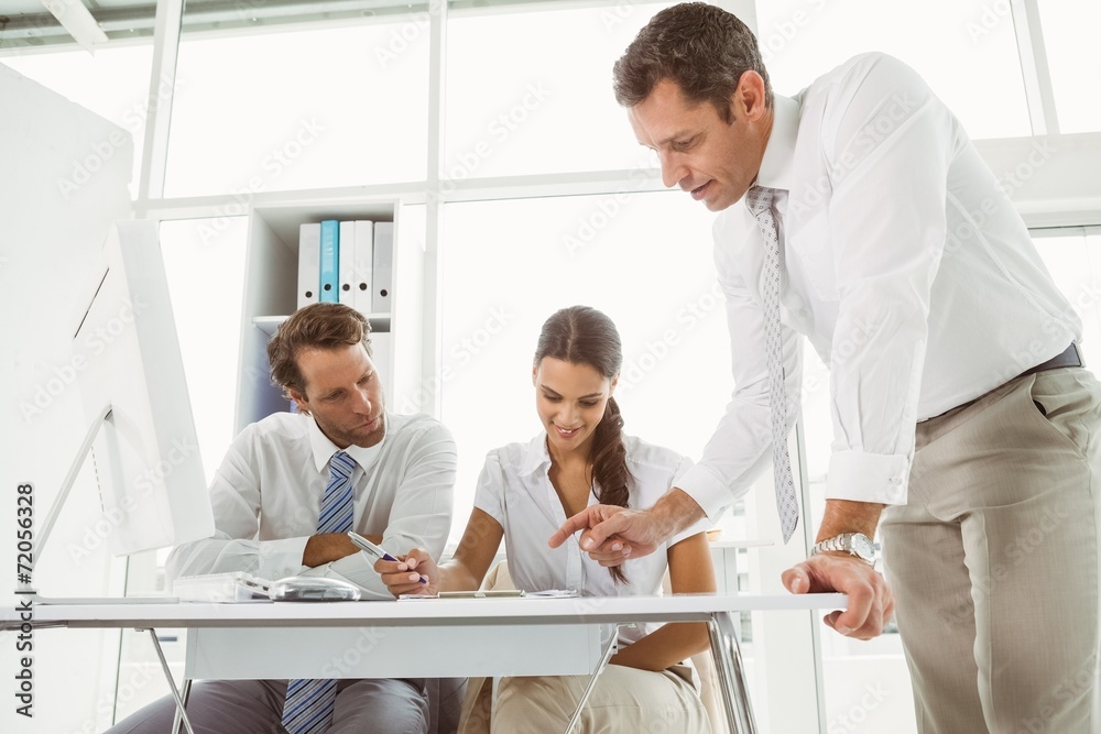 Fototapeta premium Business people in meeting at office