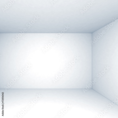 Fototapeta Naklejka Na Ścianę i Meble -  Empty white 3d room interior background with shadows