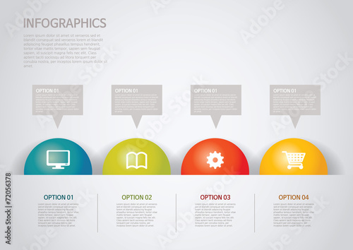 info graphics - semicircle, half circle