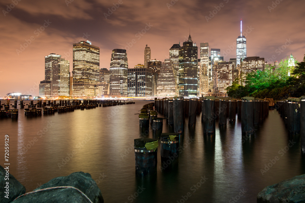 Naklejka premium Dans la ville de New York