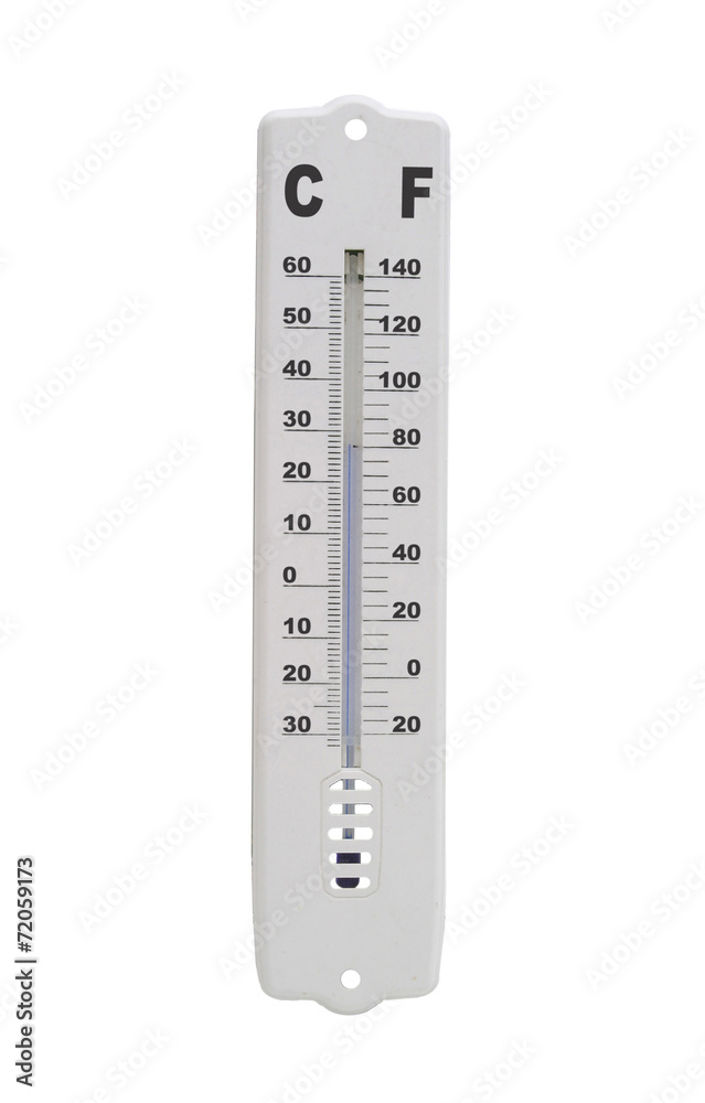 Thermometer mit Celsius und Fahrenheit Thermometer mit Celsius und Fahrenheit
