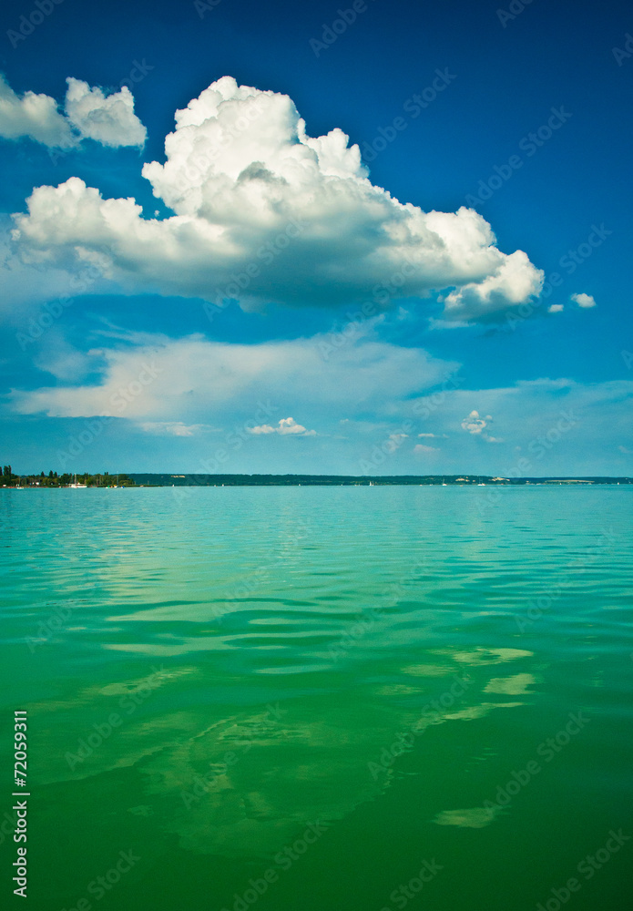 Lake balaton at summer, Hungary