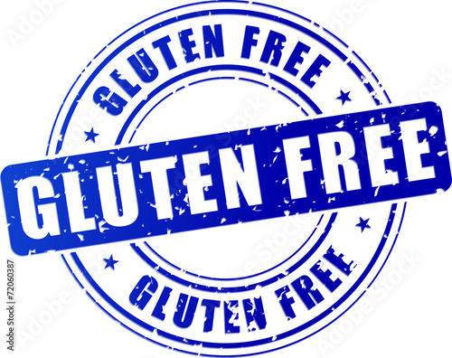 blue gluten free stamp