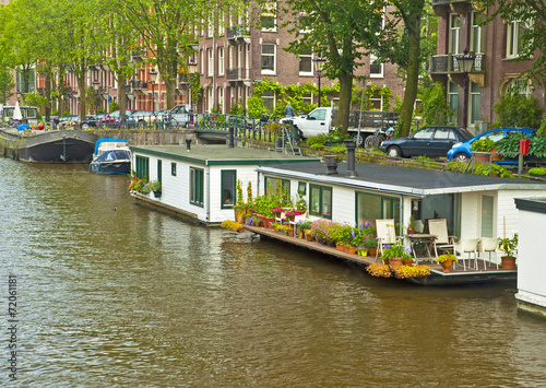 Floating house at Amsterdam