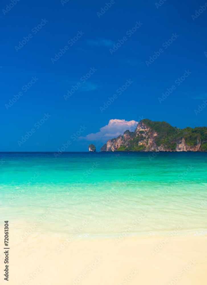Beach Holiday Caribbean Blue