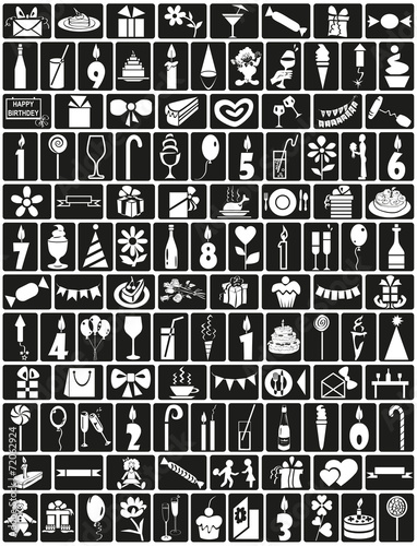 Icons birthday