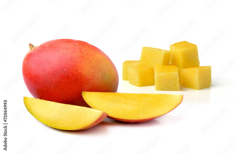 mango isolated on white background mango isolated on white background