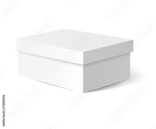 White gift carton box