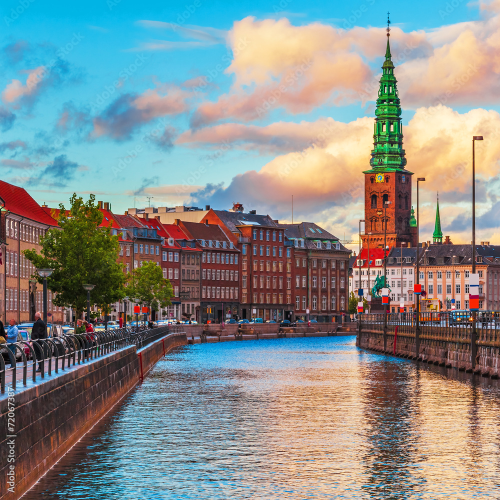 Fototapeta premium Copenhagen, Denmark
