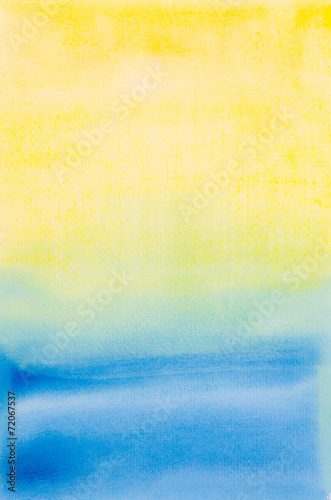 blue and yellow watercolor background texture