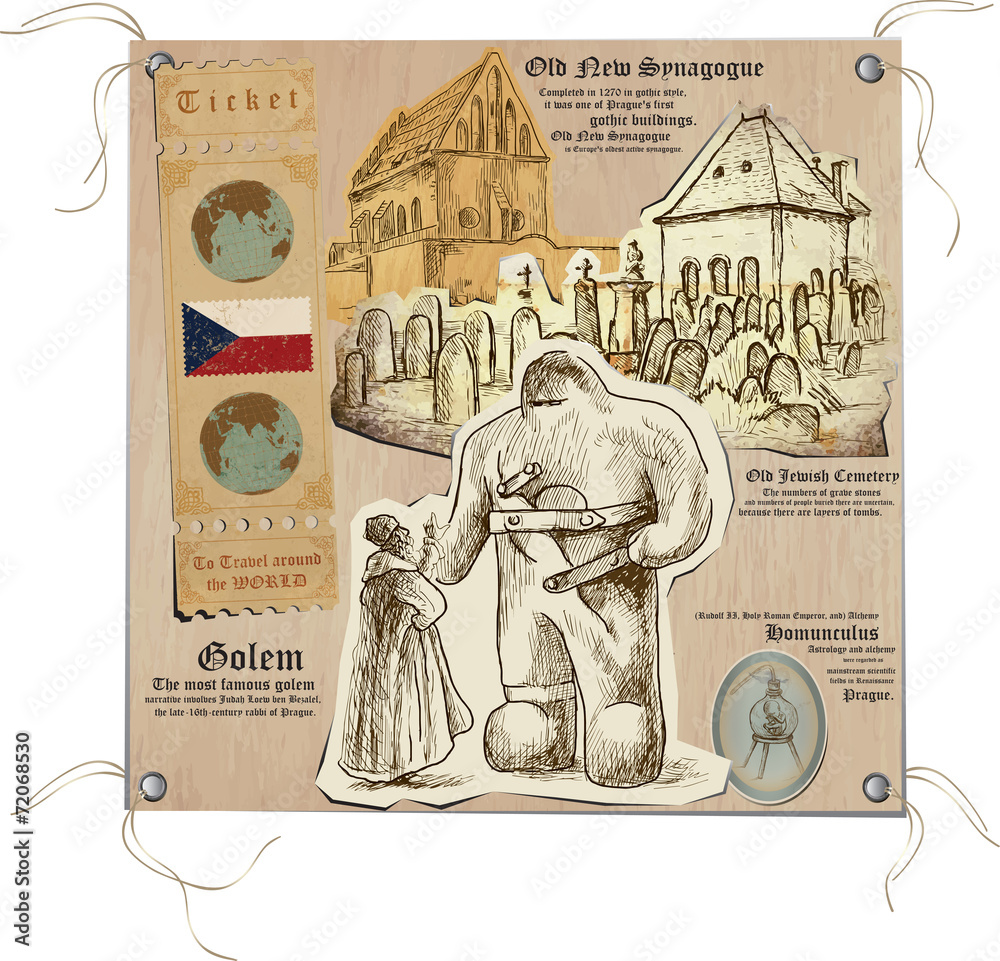 Fototapeta premium Czech Republic - Pictures of Life, Mystical Prague