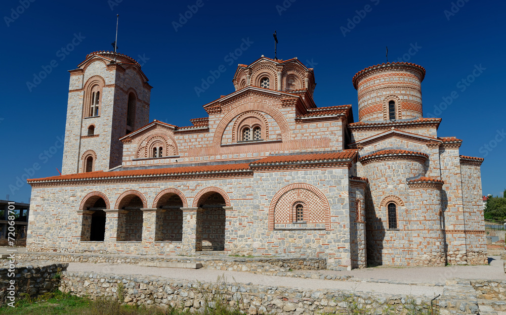 view of Saint Panteleimon Church in Old Ohrid