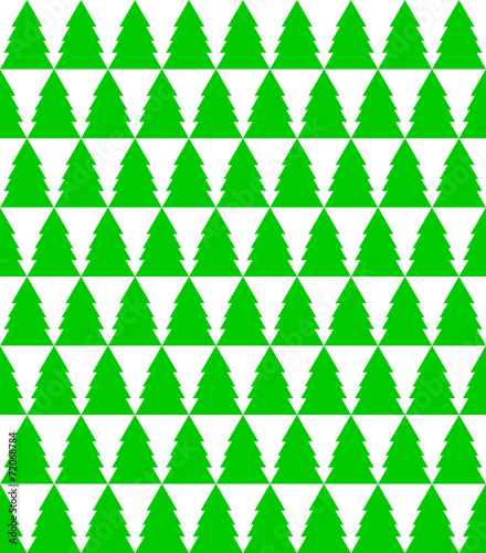 Seamless background of Christmas trees