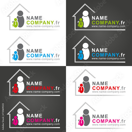 courtier courtage credit pret immobilier agence immobiliere logo