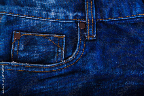 Jeans pocket in close up © SGr