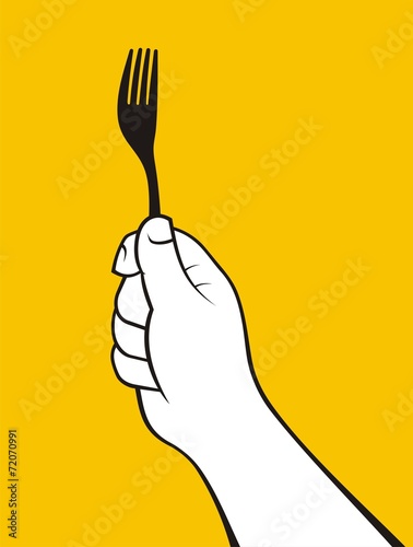 Hand fork