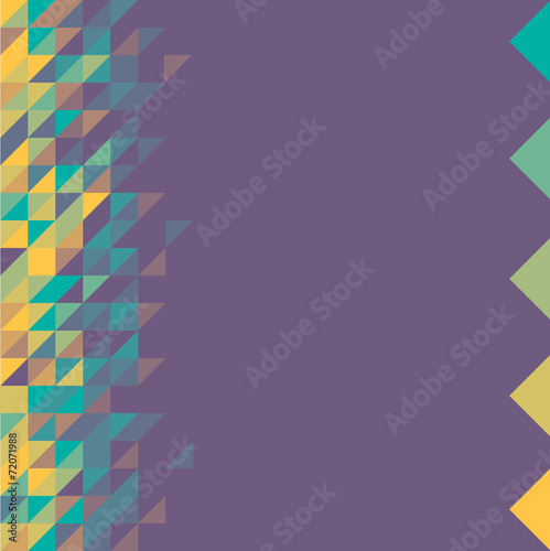 abstract triangle background - vector illustration