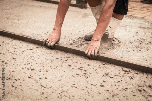 Concrete pouring