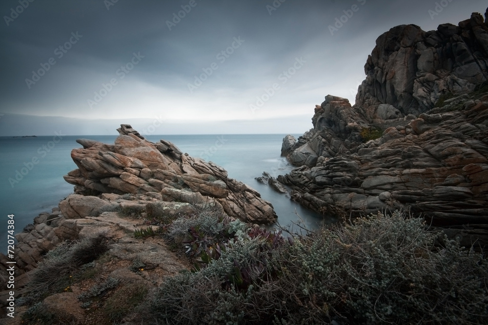 Seascape taken in the north of Sardinia, Italy.