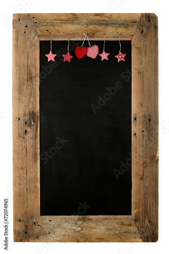 Happy Valentine's Day Love Chalkboard Restaurant Menu Board Recl photo