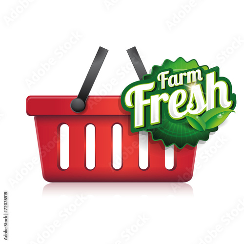 Farm fresh label
