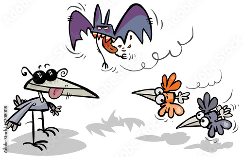 Funny Crazy Birds.
