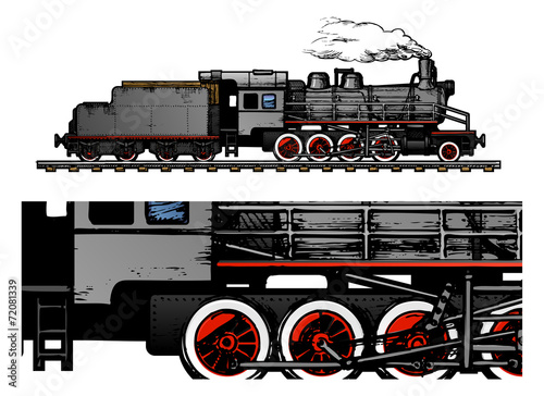 vintage train.