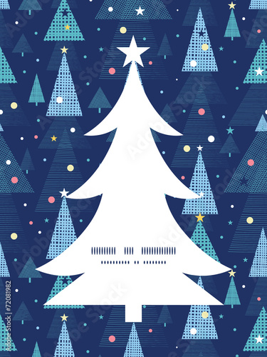 Vector abstract holiday christmas trees Christmas tree