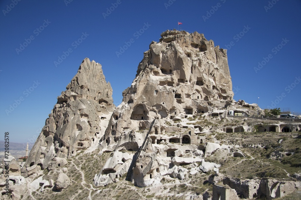 Fortezza di Uchisar, Goreme, Turchia