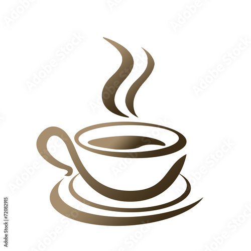 Kaffeetasse stilisiert